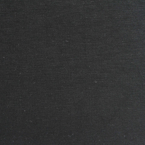 Washed Viscose Polyester Stretch Scuba Knit Fabric, 350 gsm, 163 cm — Black