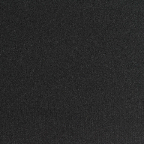 Nylon Stretch Interlock Knit Fabric, 260 gsm, 150 cm — Black