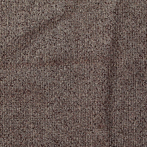 Brown Marl Rib Knit, Polyester, 220 gsm, 150 cm