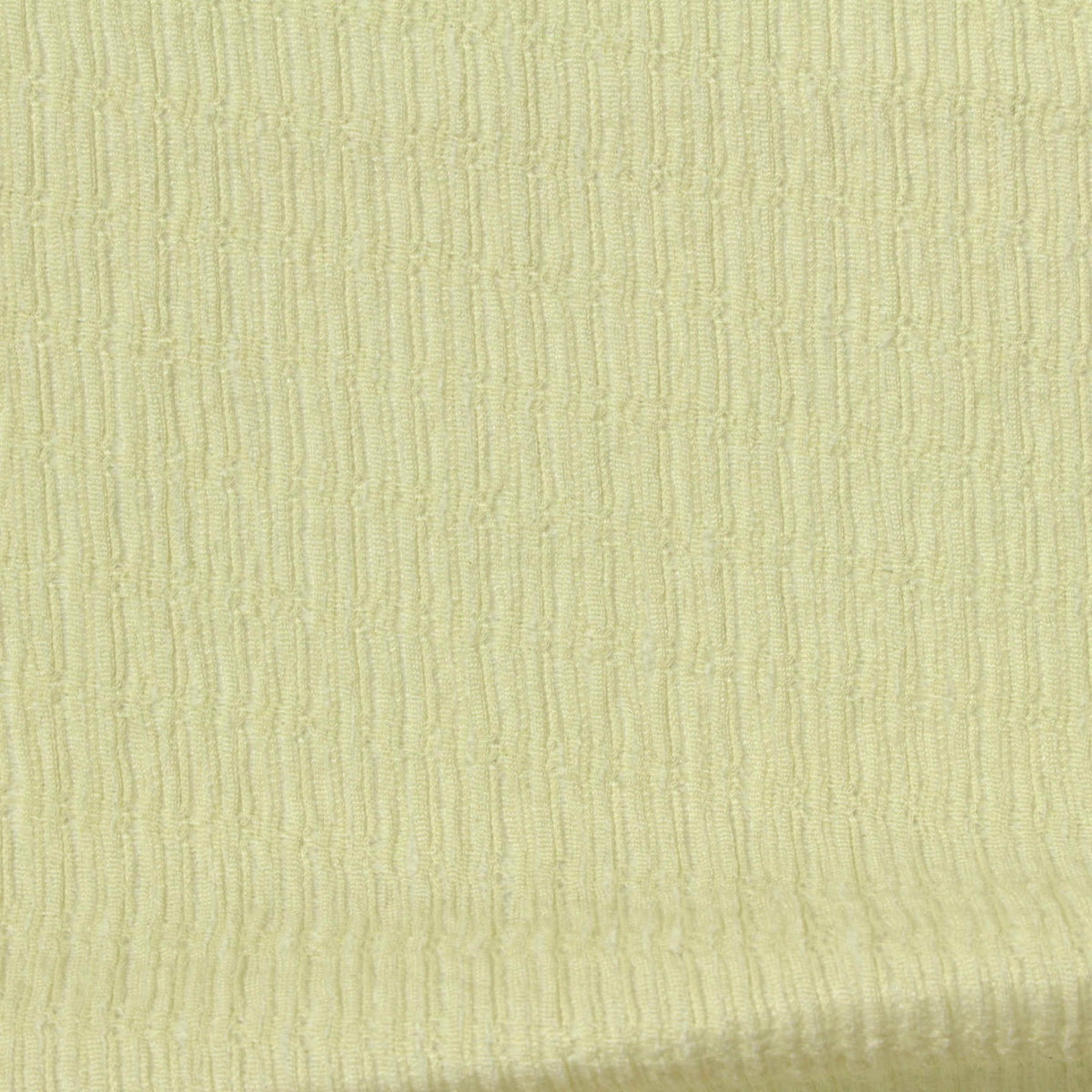 Light Yellow Vertical-Stripe Crepe, Polyester