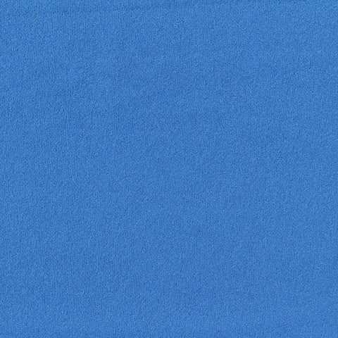 Polyester Stretch Linen-Look Fabric, 245 gsm, 150 cm — Blue