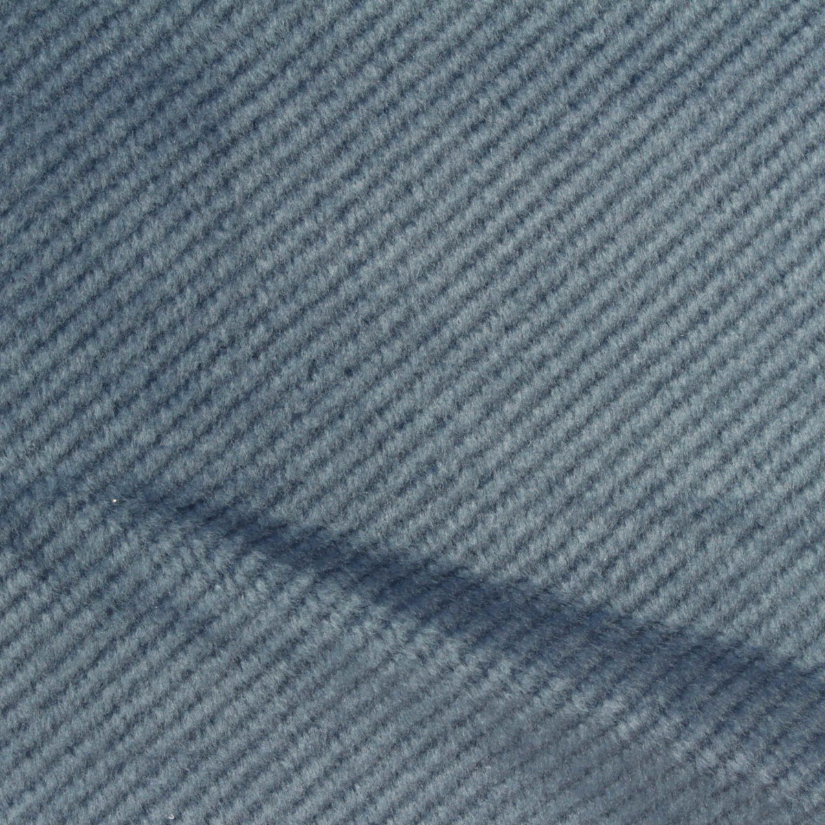 Brushed 100% Polyester Knit Fabric, 480 gsm, 150 cm — Blue