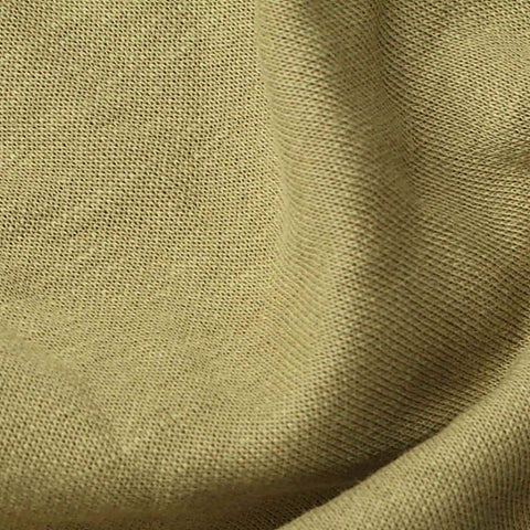 Cotton Polyester Scuba Knit Fabric, 260 gsm, 160 cm — Khaki