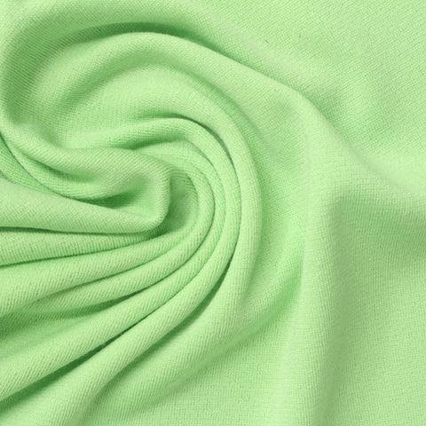 Polyester Stretch Velvet Fabric, 190 gsm, 180 cm — Green