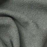 Brushed Polyester Stretch Chunky Knit Fabric, 220 gsm, 155 cm — Grey — texture