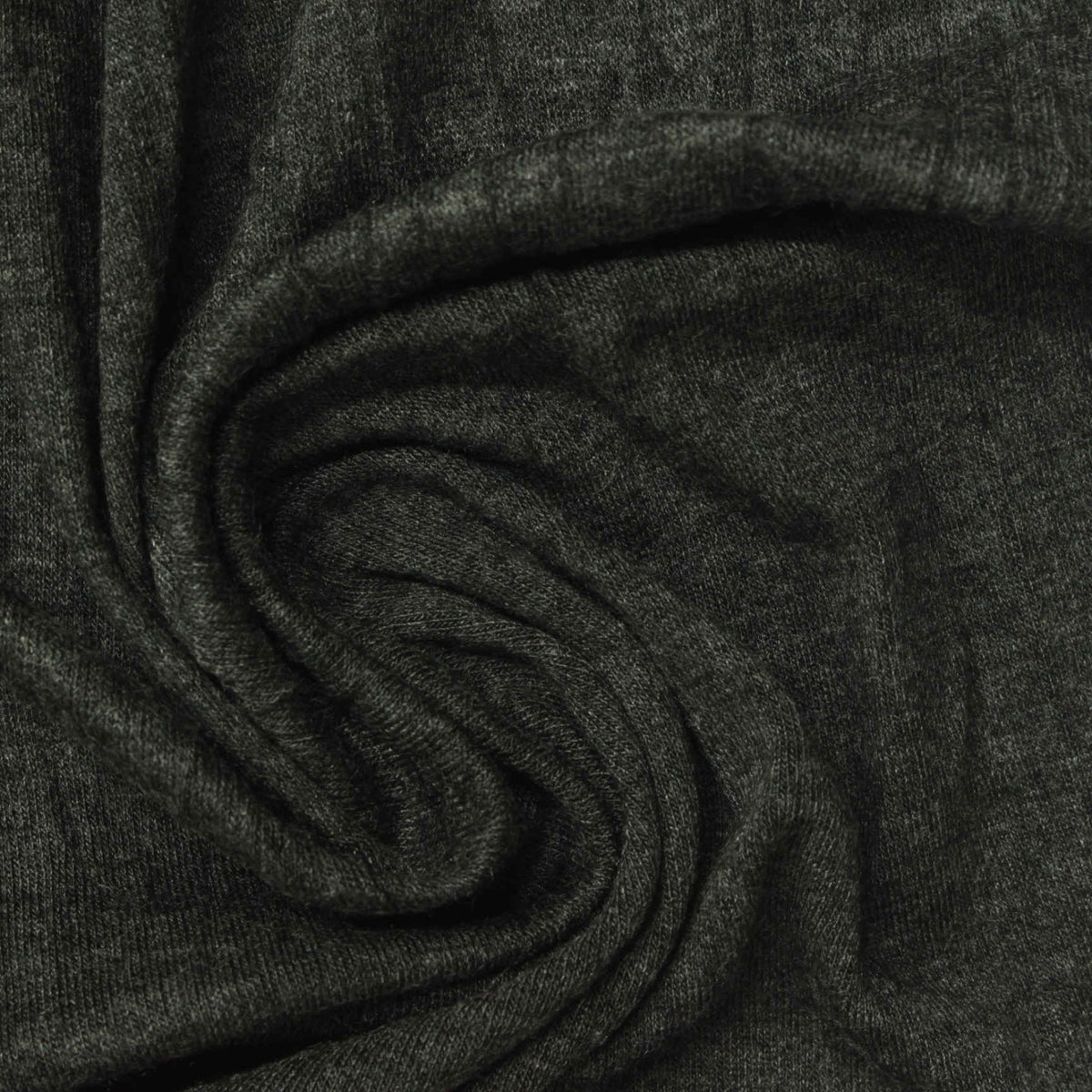 Dark Grey Marl Jersey Knit, Viscose, 165 gsm