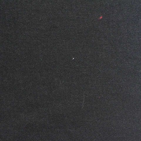Polyester Viscose Stretch French Terry Fabric, 240 gsm, 160 cm — Black, ref EF-261635