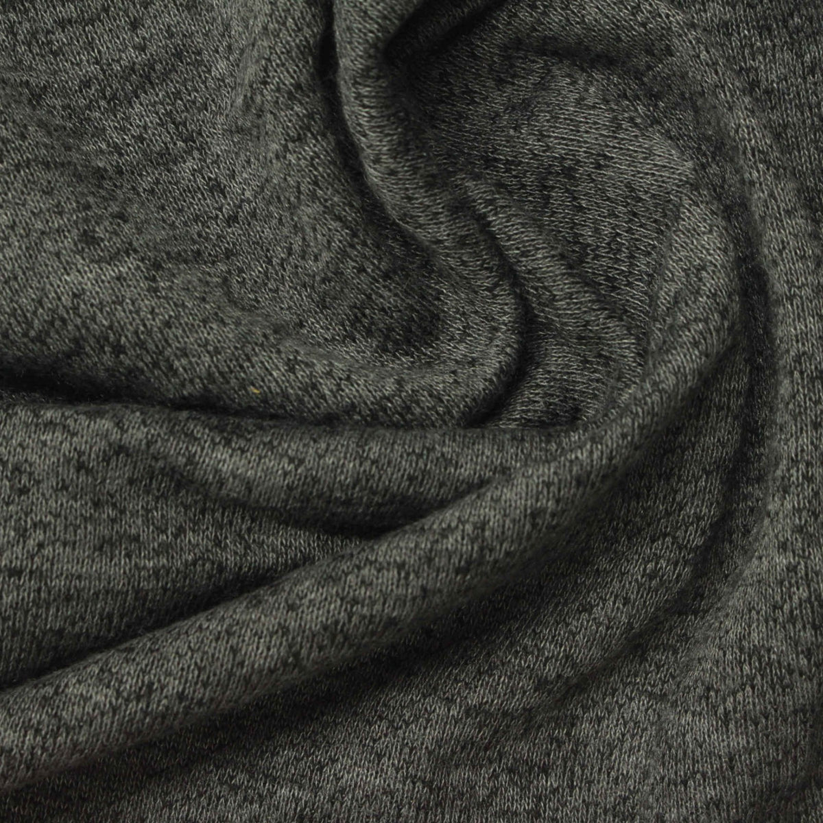 Dark Grey Marl French Terry, Poly-Cotton, 200 gsm, 175 cm