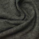 Dark Grey Marl French Terry, Poly-Cotton