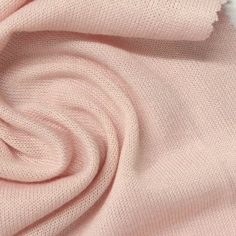 Polyester Stretch Chunky Knit Fabric, 190 gsm, 150 cm — Pink