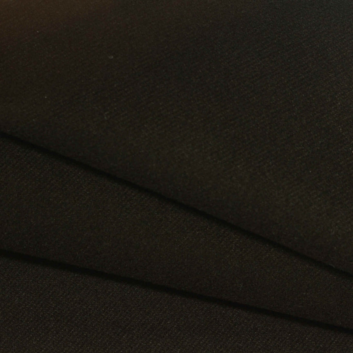 Polyester Stretch Rib Knit Fabric, 400 gsm, 160 cm — Brown