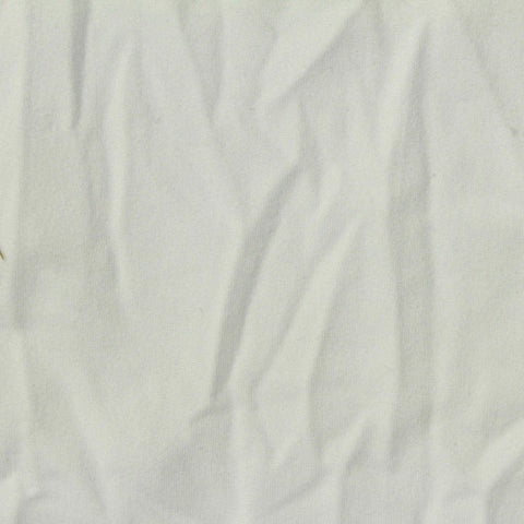 Polyester Stretch Milk Silk Knit Fabric, 180 gsm, 160 cm — White