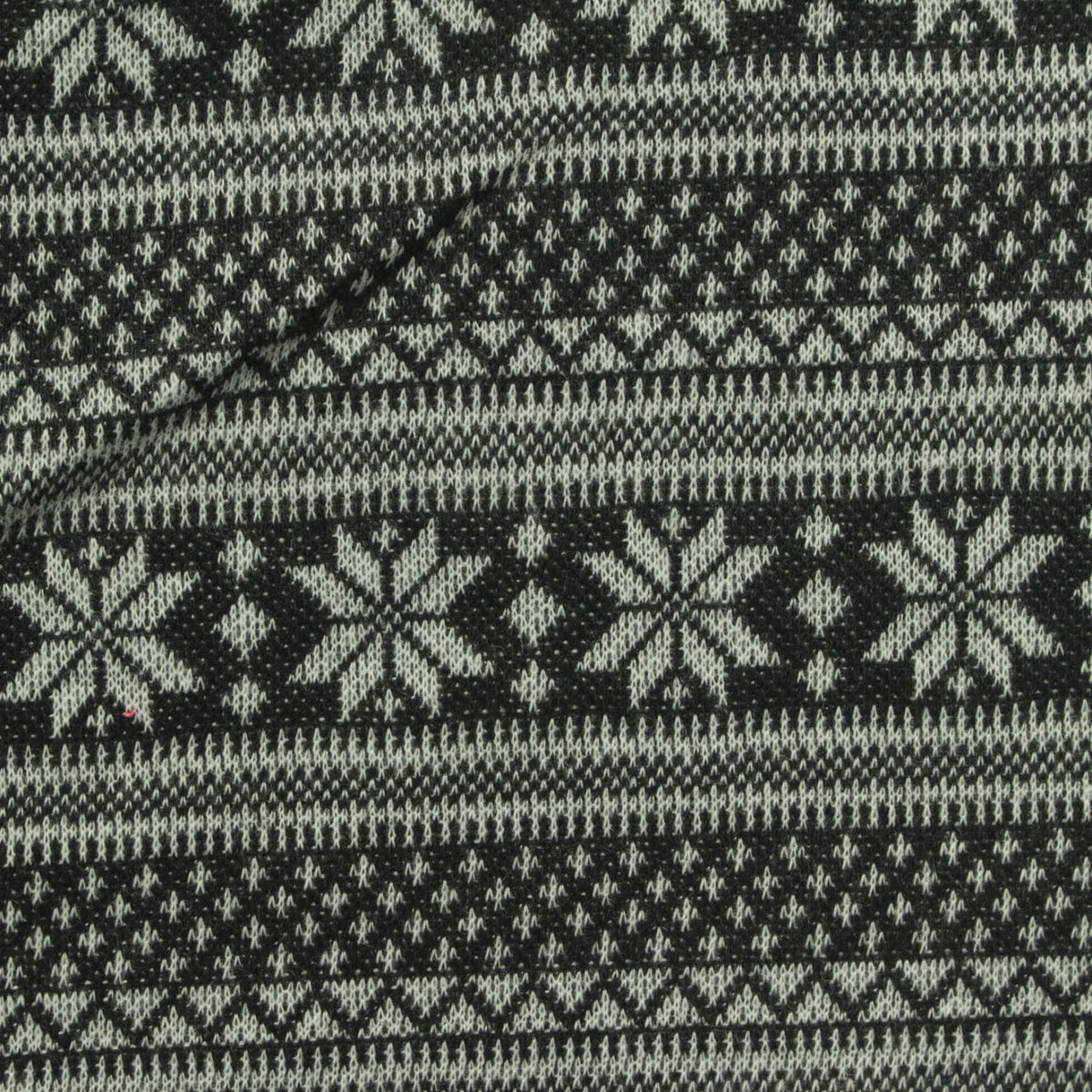 Black Geometric Jacquard, Polyester, 250 gsm