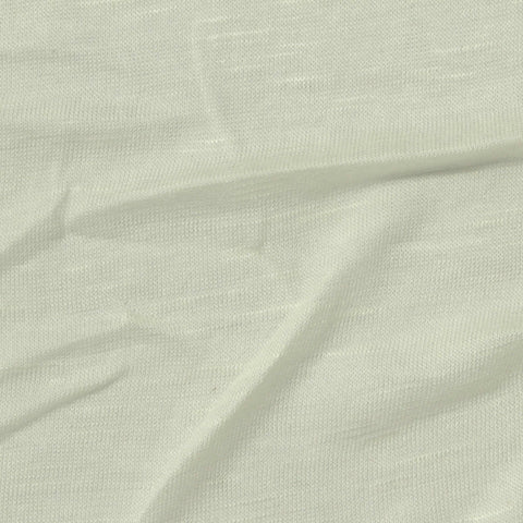 Slub Viscose Stretch Chunky Knit Fabric, 110 gsm, 184 cm — Green