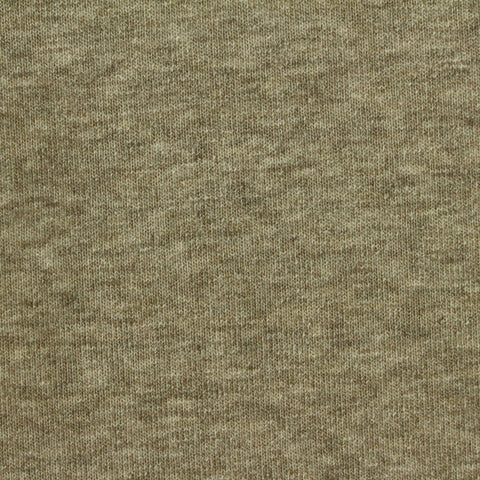 Viscose Polyester Blend Stretch French Terry Fabric, 280 gsm, 185 cm — Khaki