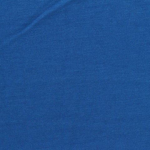 Polyester Viscose Stretch French Terry Fabric, 240 gsm, 160 cm — Blue, ref EF-261668