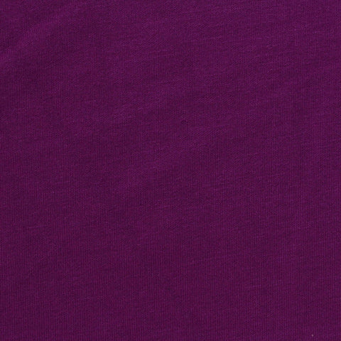 Polyester Viscose Stretch French Terry Fabric, 240 gsm, 160 cm — Purple, ref EF-261669