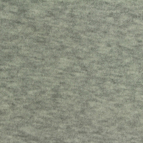 Heathered Grey Marl Jersey Knit, Polyester, 220 gsm, 185 cm