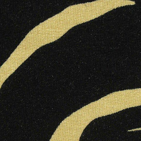 Black Zebra French Terry, Cotton-Modal