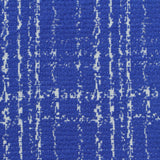 Blue Grid Jacquard, Viscose-Poly