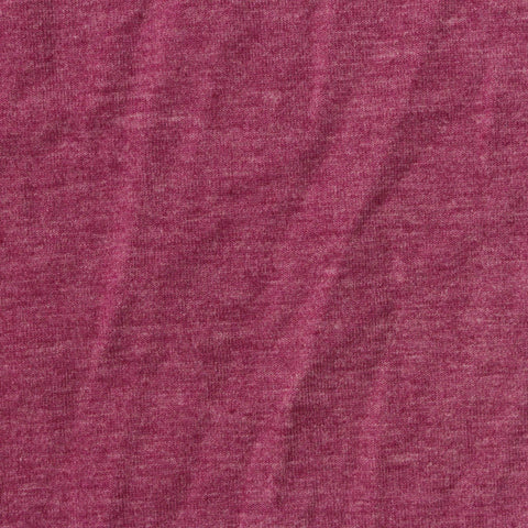 Magenta Marl Jersey Knit, Poly-Viscose