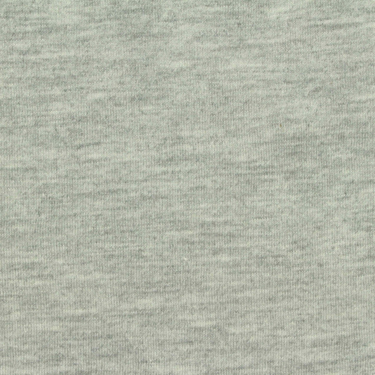 Light Grey Heathered-Marl Jersey Knit, Poly-Cotton, 140 gsm