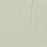 Cream Textured-Square Jacquard, Cotton-Poly