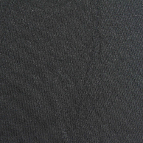 Interlock Knit Fabric, 180 gsm, 165 cm — Black