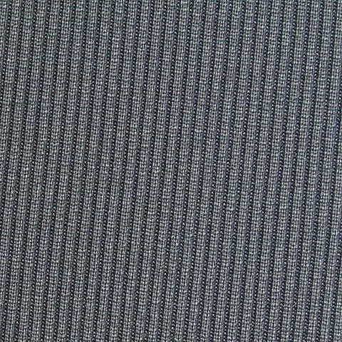 Polyester Stretch Rib Knit Fabric, 460 gsm, 140 cm — Grey