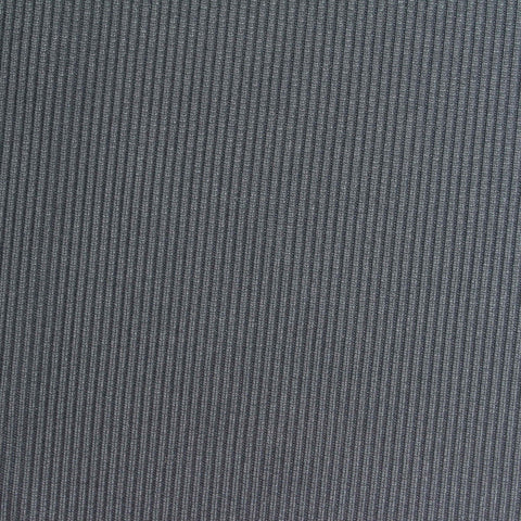 Polyester Stretch Rib Knit Fabric, 460 gsm, 140 cm — Grey