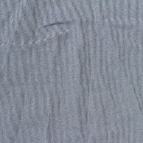 Cotton Stretch Jersey Knit Fabric, 130 gsm, 155 cm — Blue