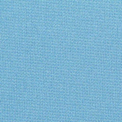100% Polyester Interlock Knit Fabric, 285 gsm, 170 cm — Blue