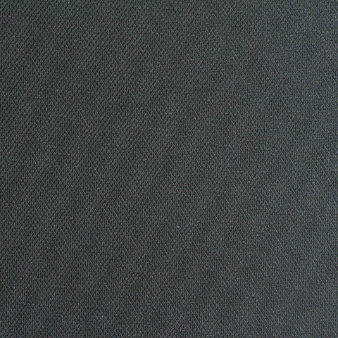 Dark Grey Heathered-Marl Piqué Knit, Polyester, 175 gsm