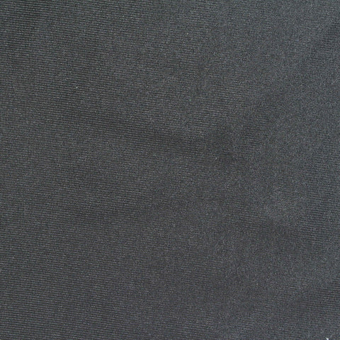Polyester Stretch Warp Knit Fabric, 175 gsm, 150 cm — Black