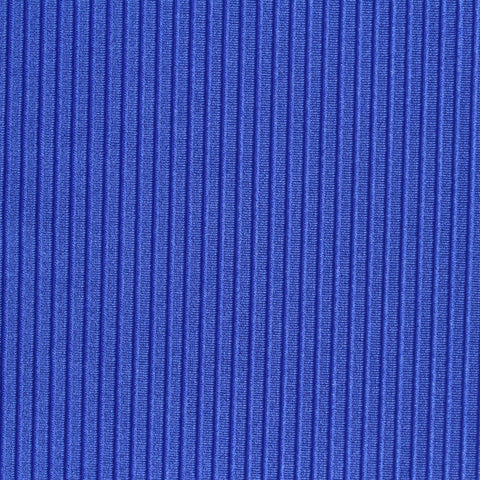 Striped Polyester Stretch Warp Knit Fabric, 265 gsm, 170 cm — Blue