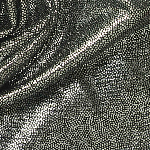 Silver Dots Knit, Polyester, 185 gsm
