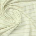 Beige Horizontal-Stripe Jersey Knit, Viscose, 230 gsm