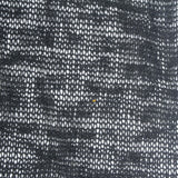 Dark Grey Tone-on-Tone Chunky Knit, Poly-Viscose