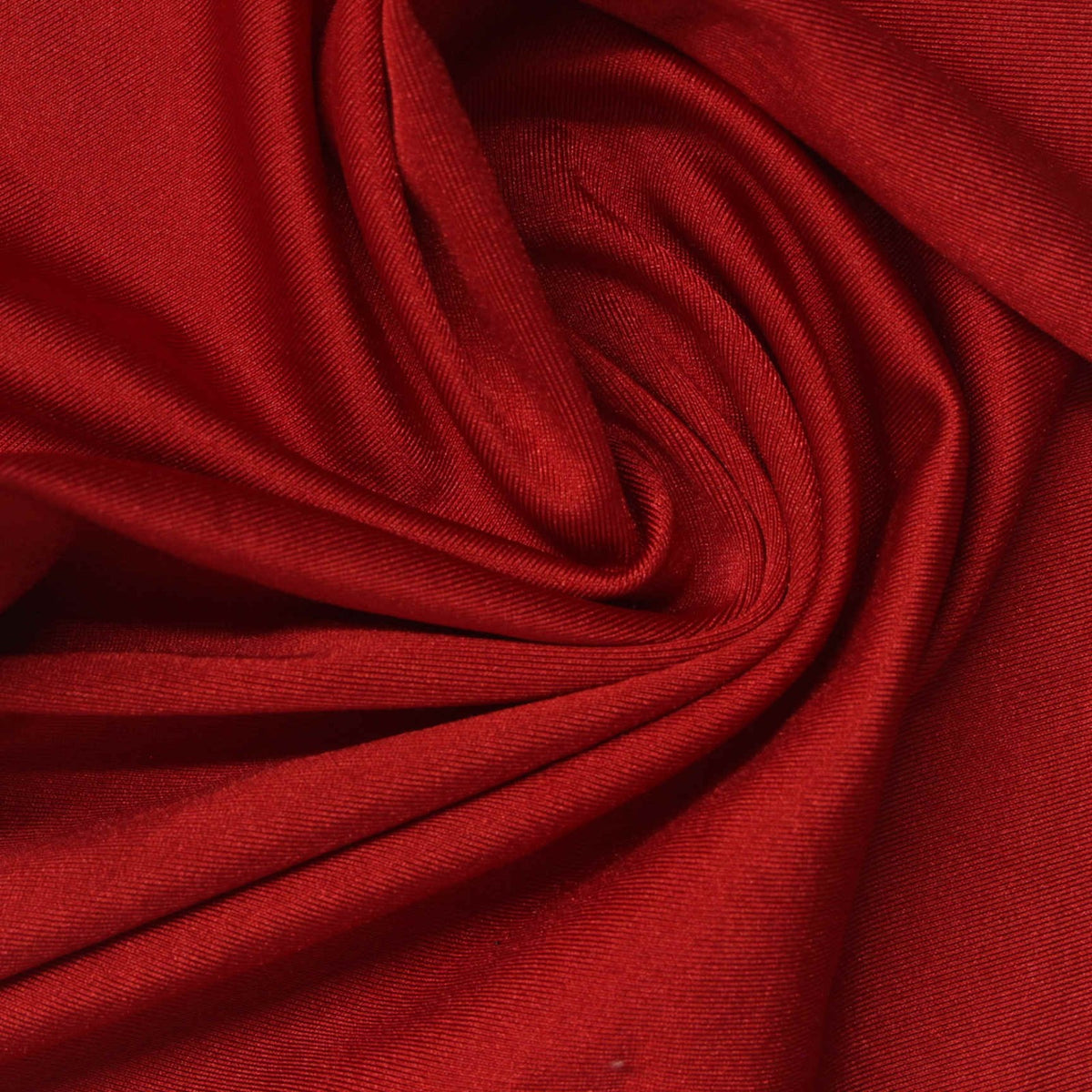 Polyester Stretch Warp Knit Fabric, 240 gsm — Red