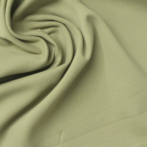 Polyester Stretch Sateen Fabric, 250 gsm — Green