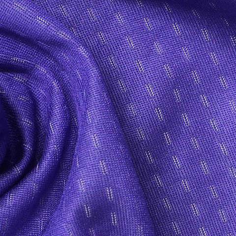 Light Grey Dash Birdseye Knit, Polyester