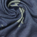 Blue Abstract Rib Knit, Cotton