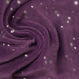 Silver Dots Velvet, Polyester