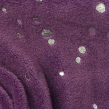 Silver Dots Velvet, Polyester — texture