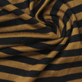 Black Horizontal-Stripe Rib Knit, Poly-Viscose, 230 gsm, ref EF-261879