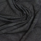 Black Tone-on-Tone Jersey Knit, Polyester
