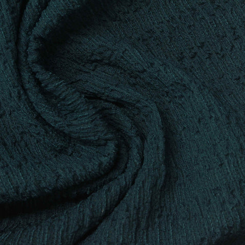 Green Textured-Dot Crepe, Polyester