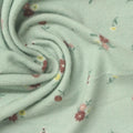 Red Flowers Chunky Knit, Poly-Viscose