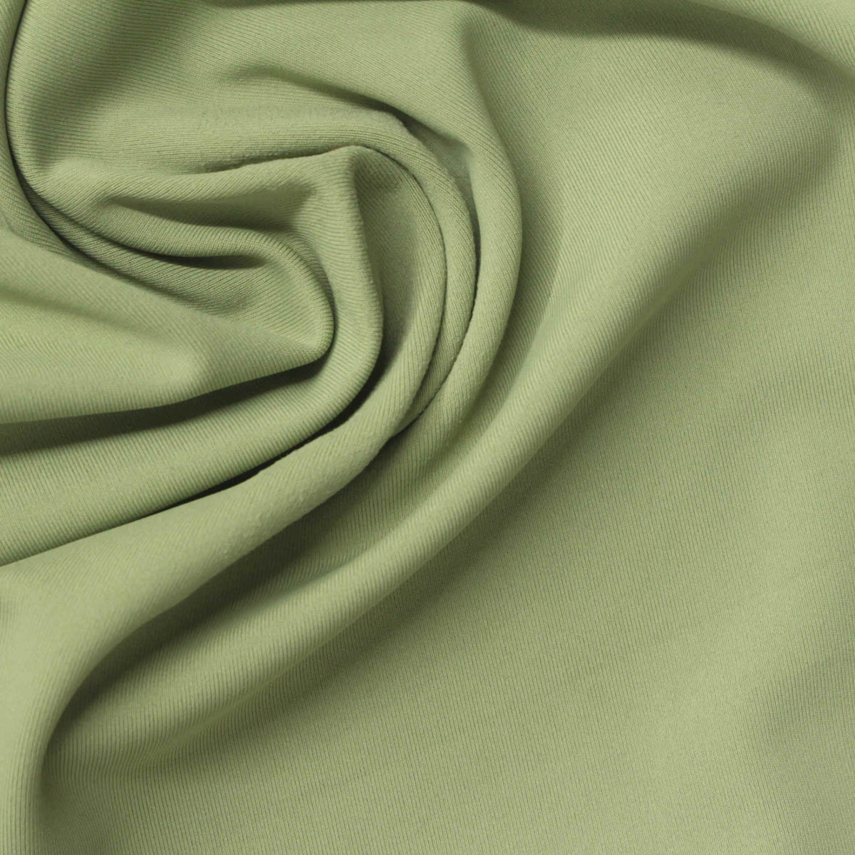 Polyester Stretch Sateen Fabric, 230 gsm — Green