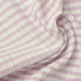 Light Purple Horizontal-Stripe Warp Knit